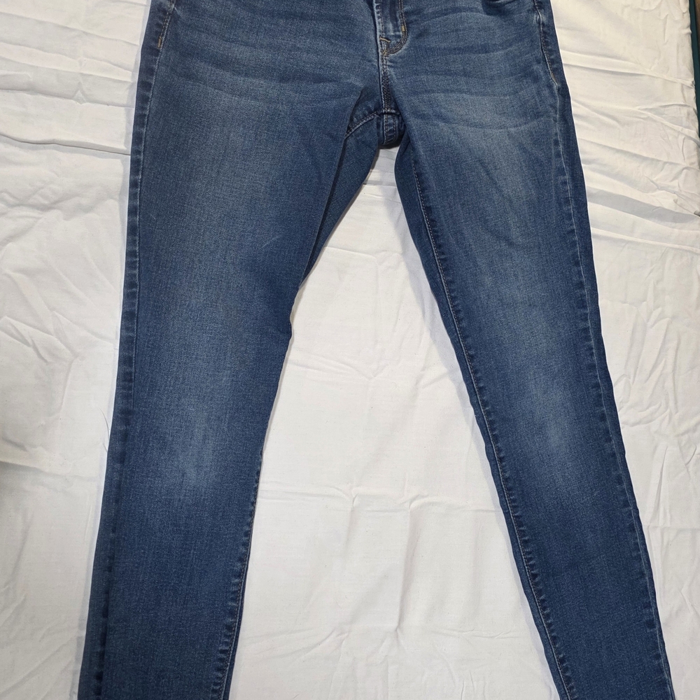 Old Navy Rockstar Women's Skinny Jeans in Deep Blue Size 4